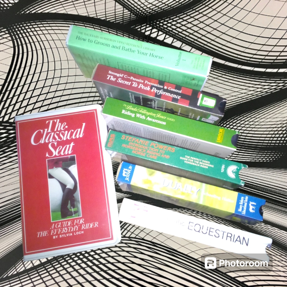 Various Horse Care & Training Videos Bundle in VHS Format
